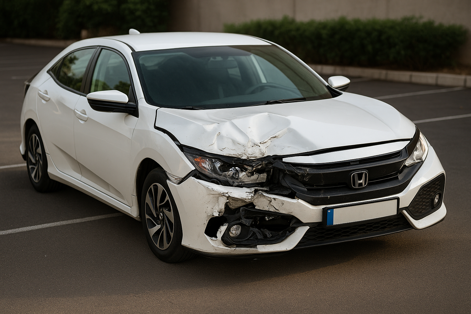 הונדה אחרי תאונה